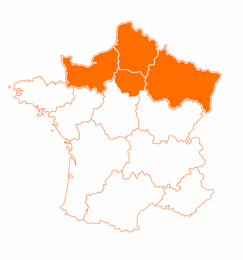 Carte régions références NB Santé +